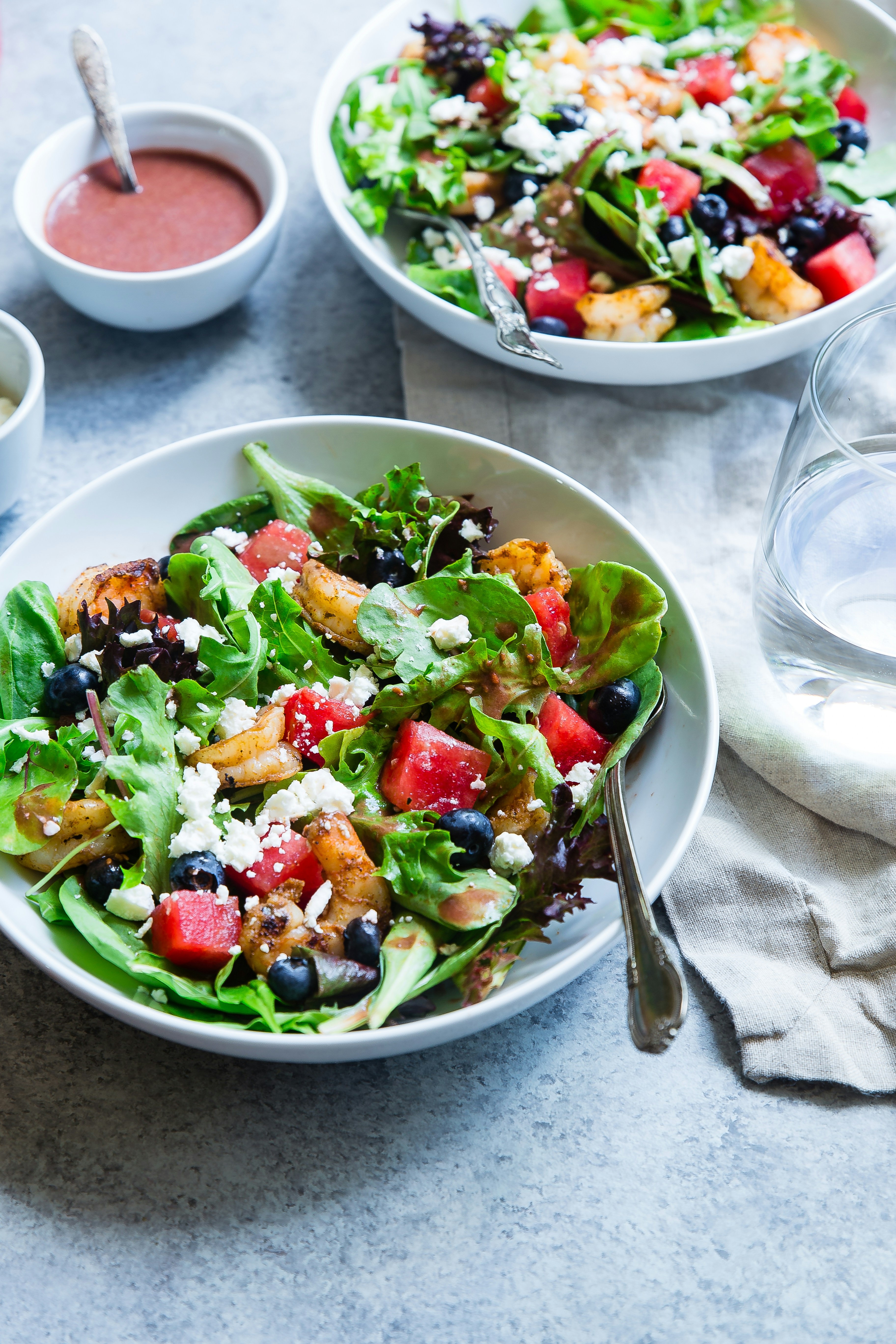 Geitenkaas salade met walnoten